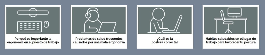 mejorar la postura de trabajo