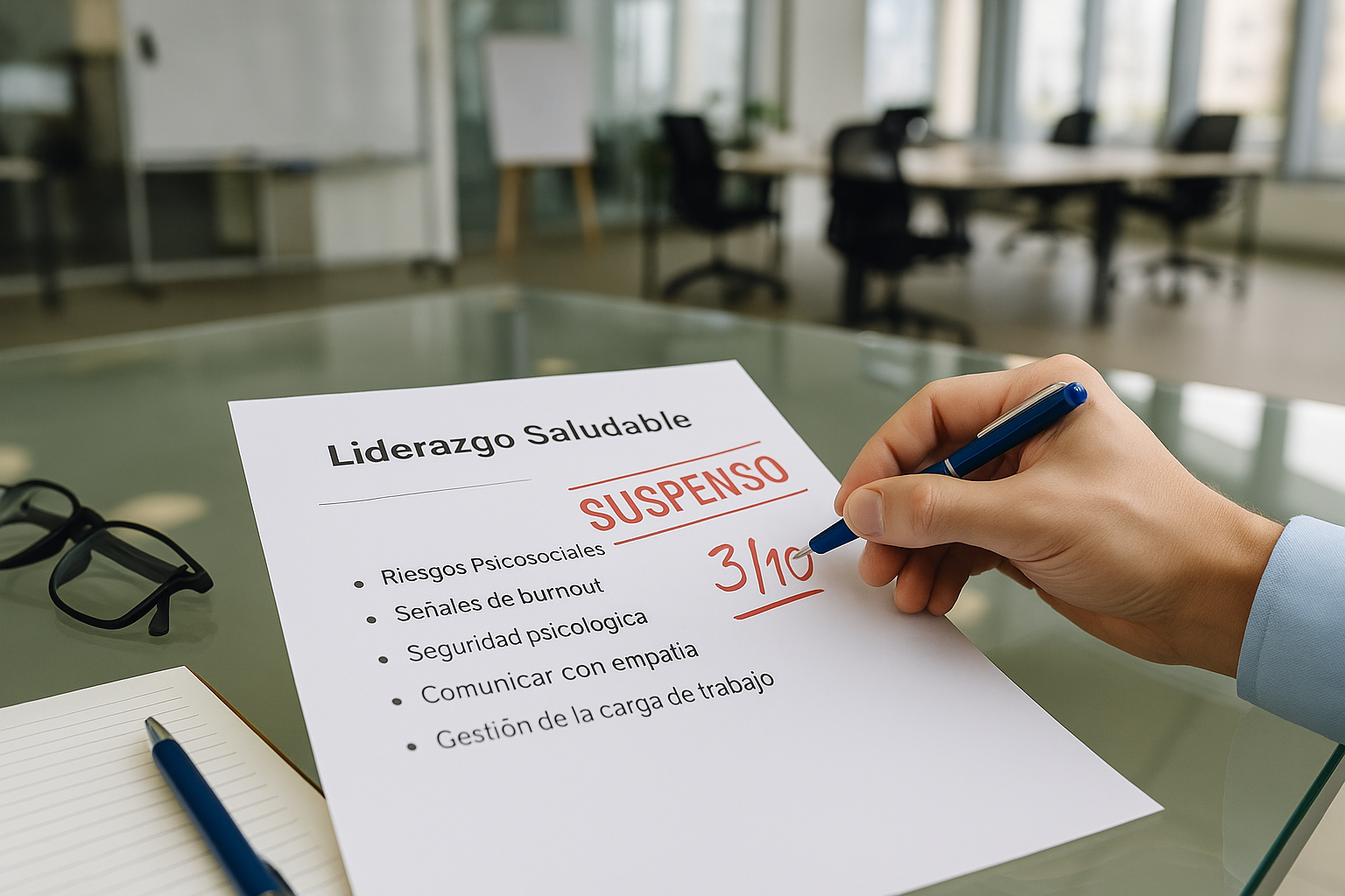 El liderazgo saludable suspende