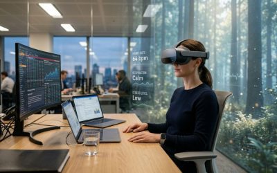 ¿Puede la realidad virtual ayudar a desconectar en entornos de alta presión?