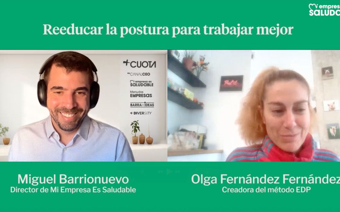 Olga Fernández: “Una silla de 900 euros no te va a corregir tu postura”